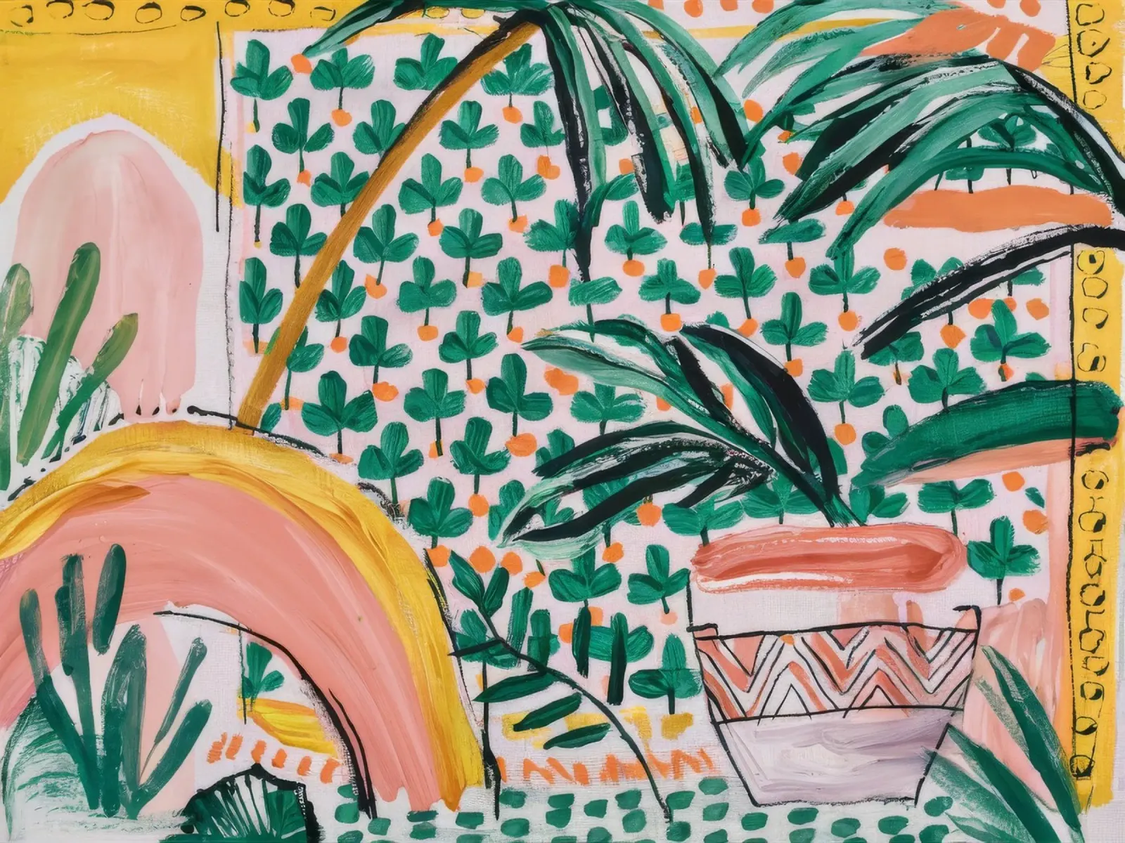 Palm Tree Elegance alu-dibond by Beach Palette
