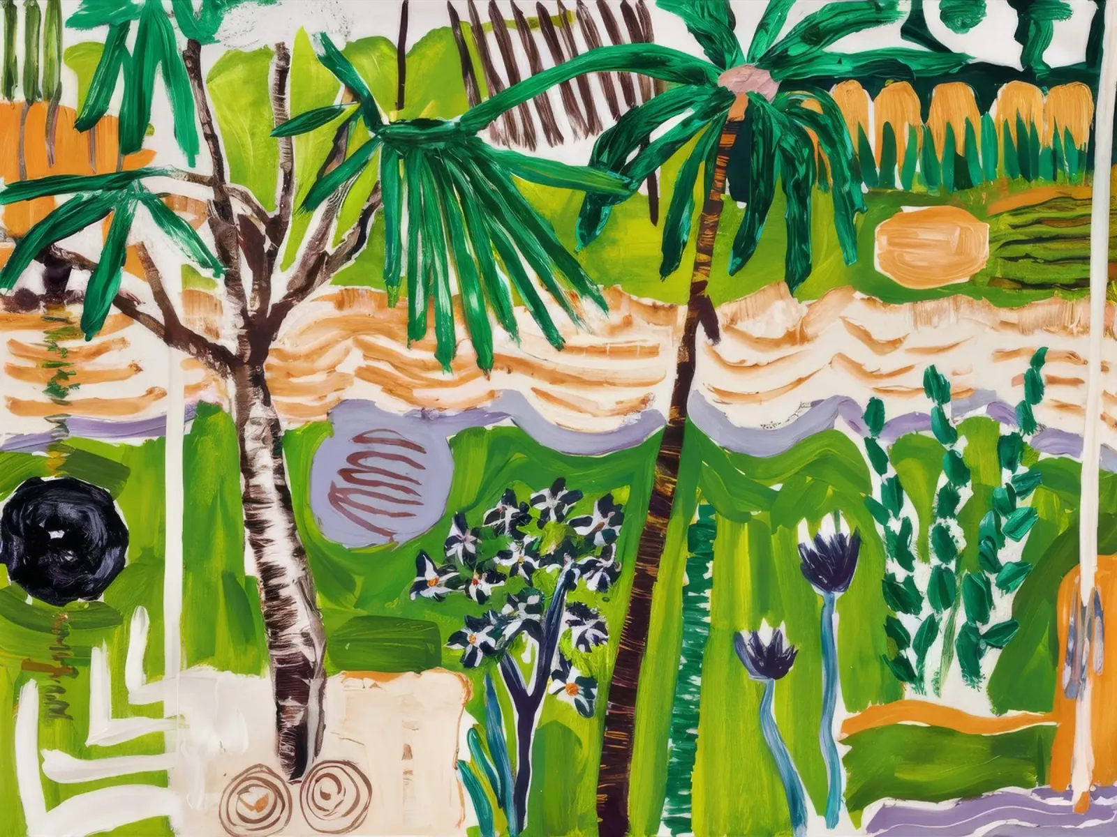 Verdant Landscape Harmony hahnemühle by Beach Palette