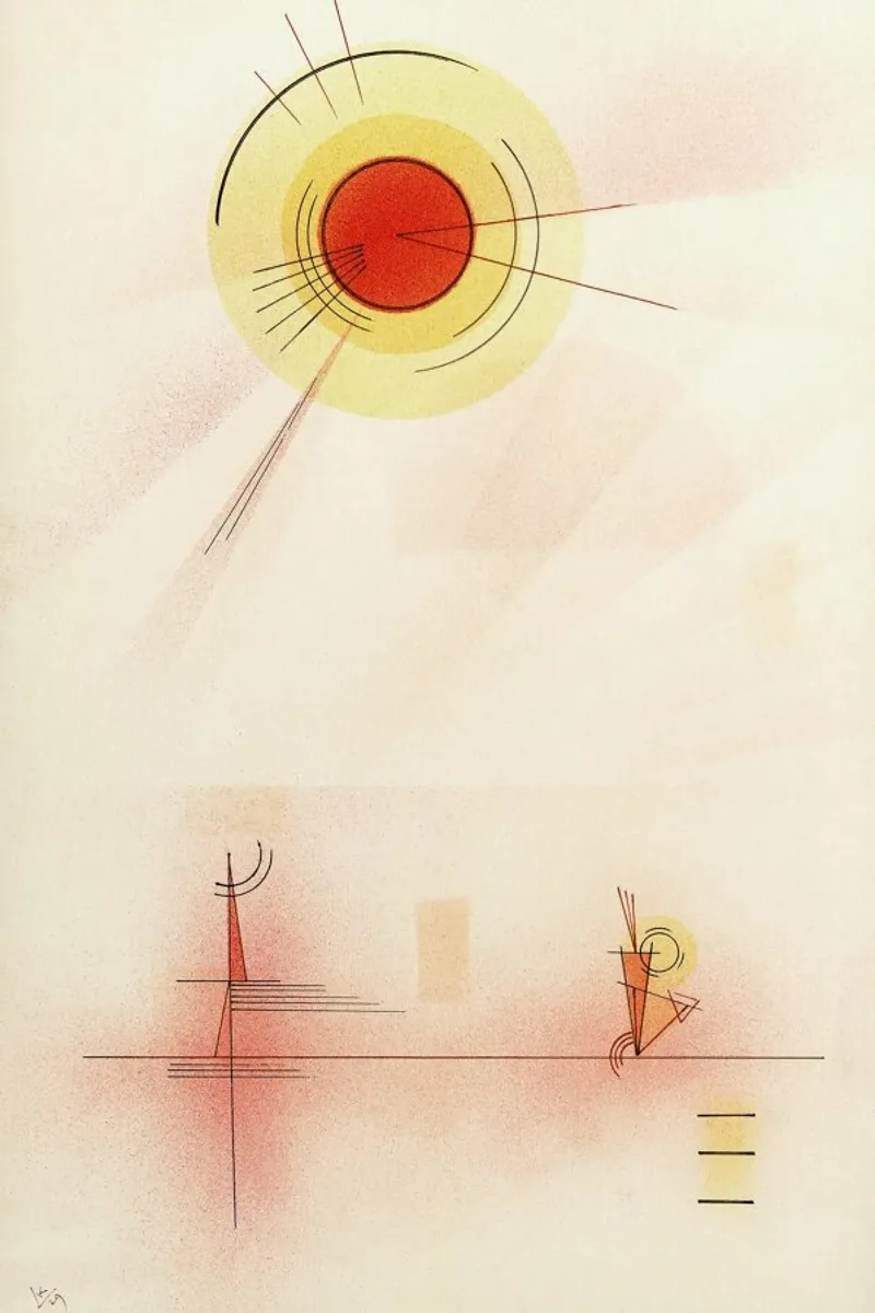 Kandinsky - Rays pellicola backlit da ARTOTHEK