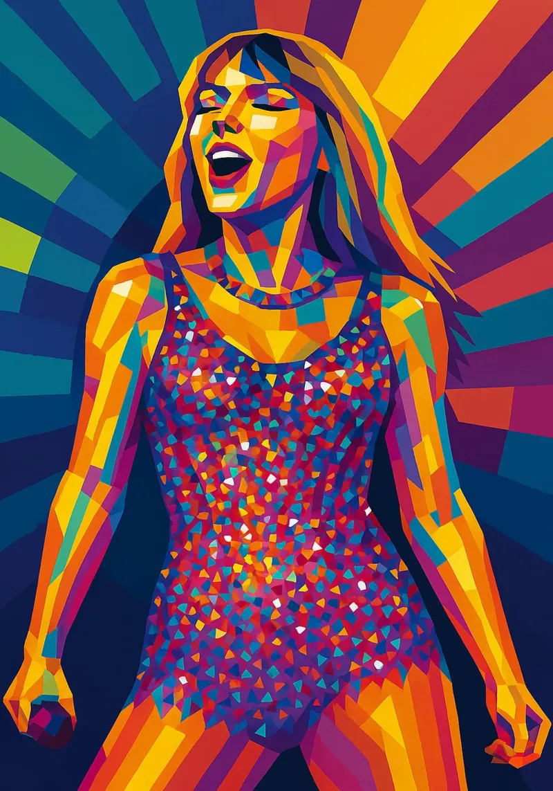 Taylor Swift canvas van HopeStudio