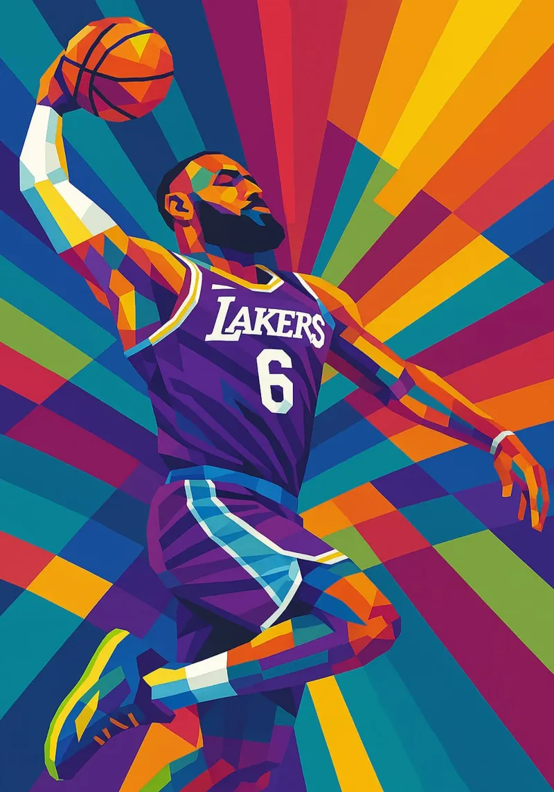 lebron james pellicola backlit da HopeStudio