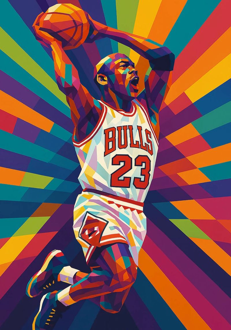 michael jordan poster by HopeStudio