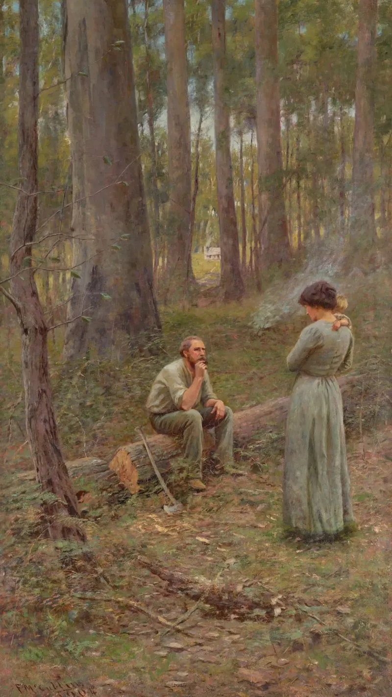 Frederick McCubbin - Il pioniere pellicola backlit da Wirla
