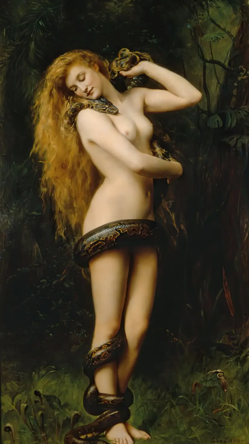John Collier – Lilith 1887 alu-dibond by Wirla