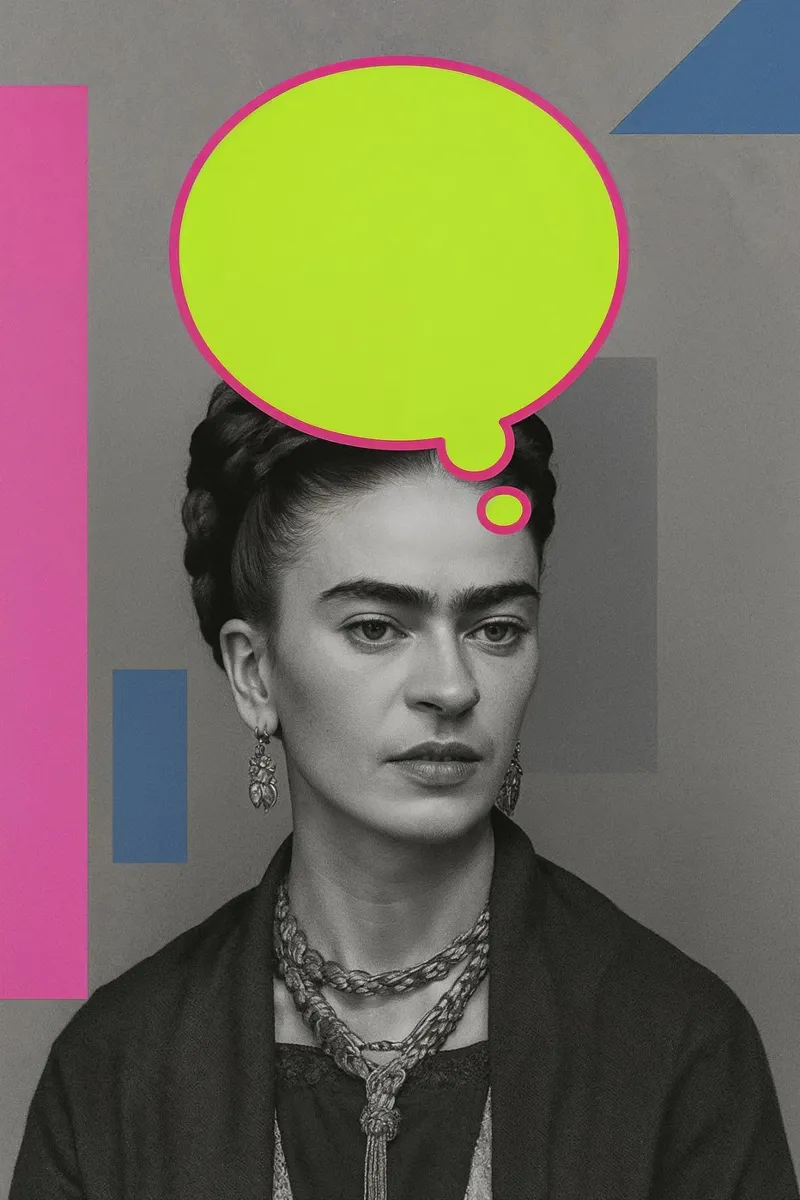 Thought in Color – Frida Edition canvas by CNTRL