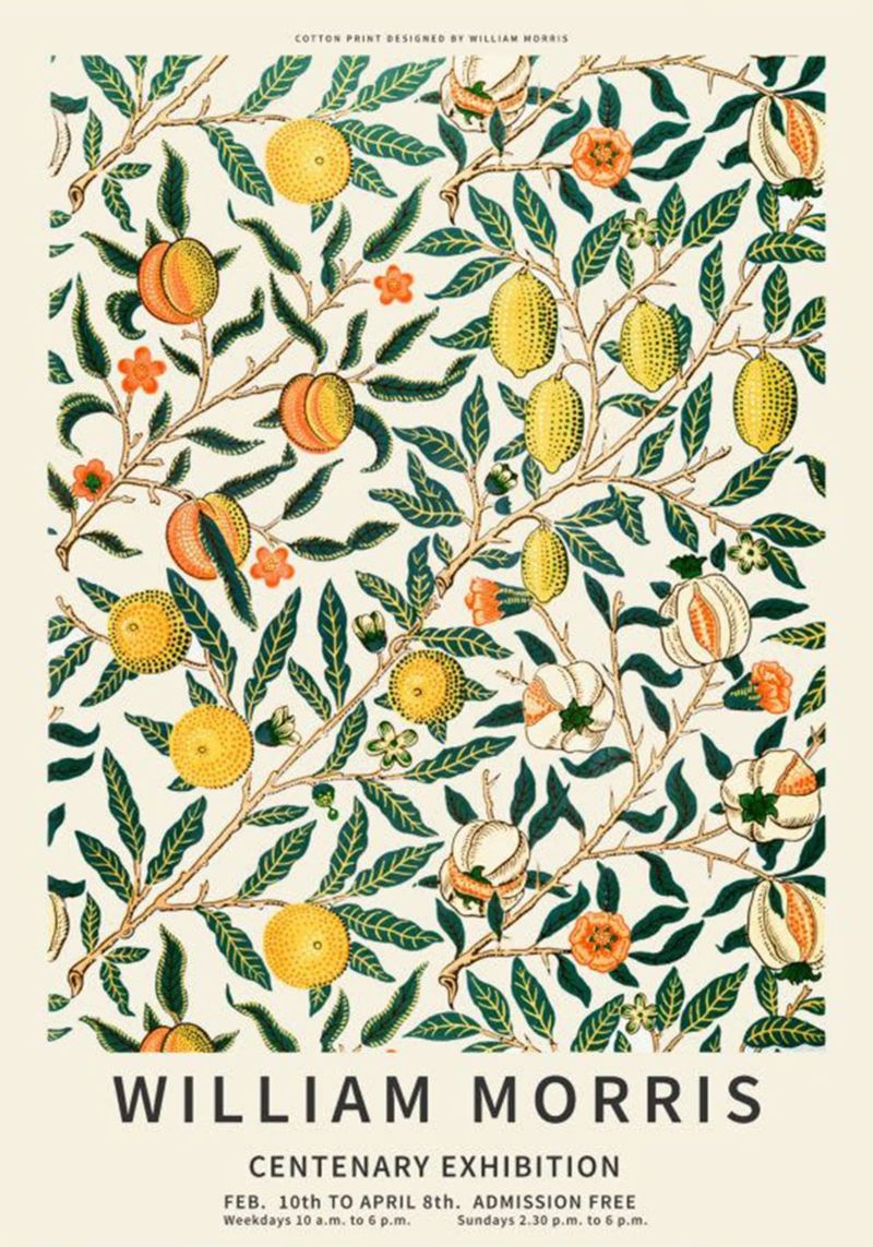 william morris-tree wit fruit hahnemühle de Art Crew Kbm