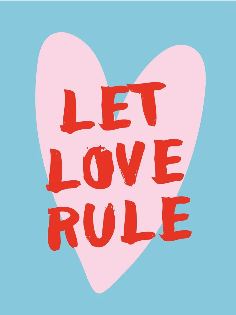 Let love rule pellicola backlit da Ohkimiko