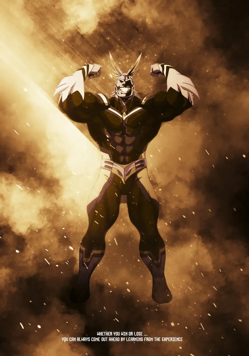 All Might pellicola backlit da FreeArtStudio