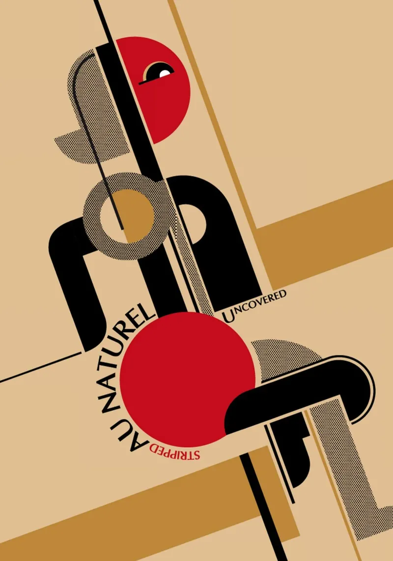 nudo chiedere bauhaus poster con telaio in alluminio da khanrosie