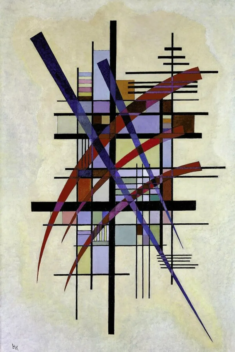 Kandinsky - Signs with Companionship pellicola backlit da ARTOTHEK