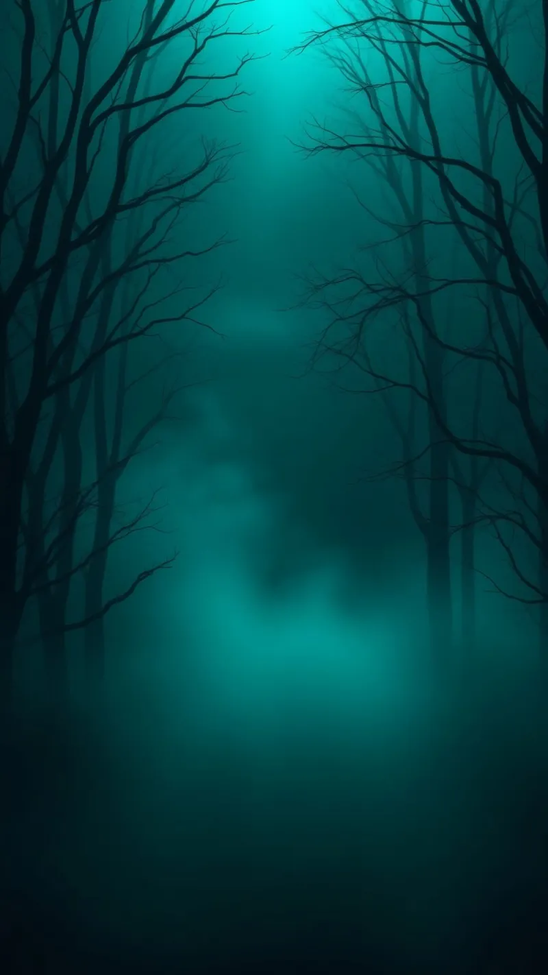 Mysterious forest backdrop with ethereal lighting canvas by DesignDoodle