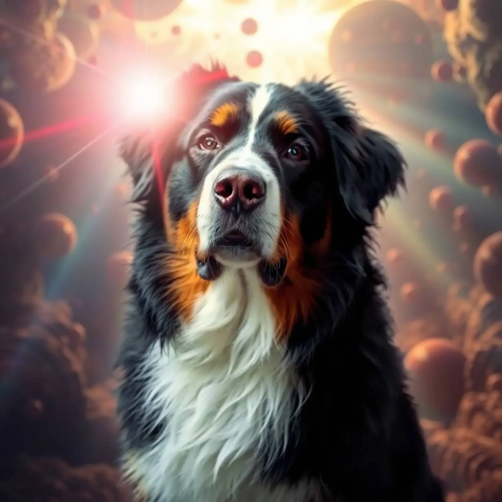 Bellissimo cane da montagna bernese #16 alluminio dibond da Yumis.Beargang.and.Me