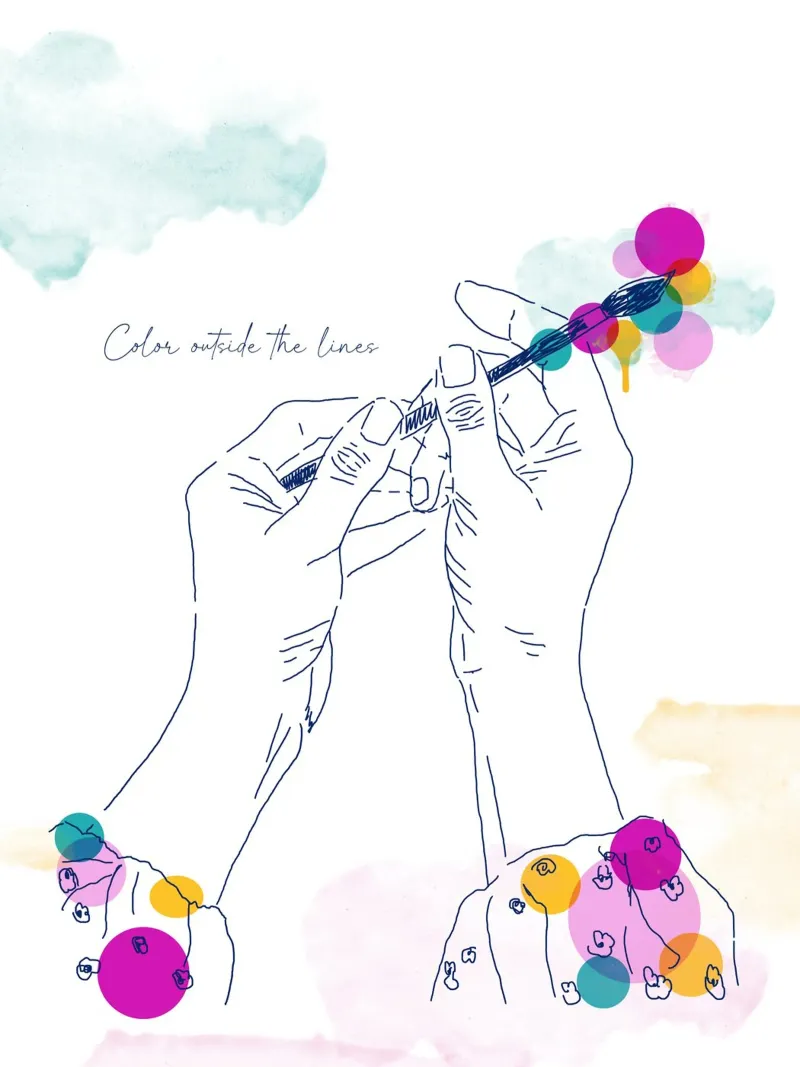 Art Without Borders canvas van Indigo Rain
