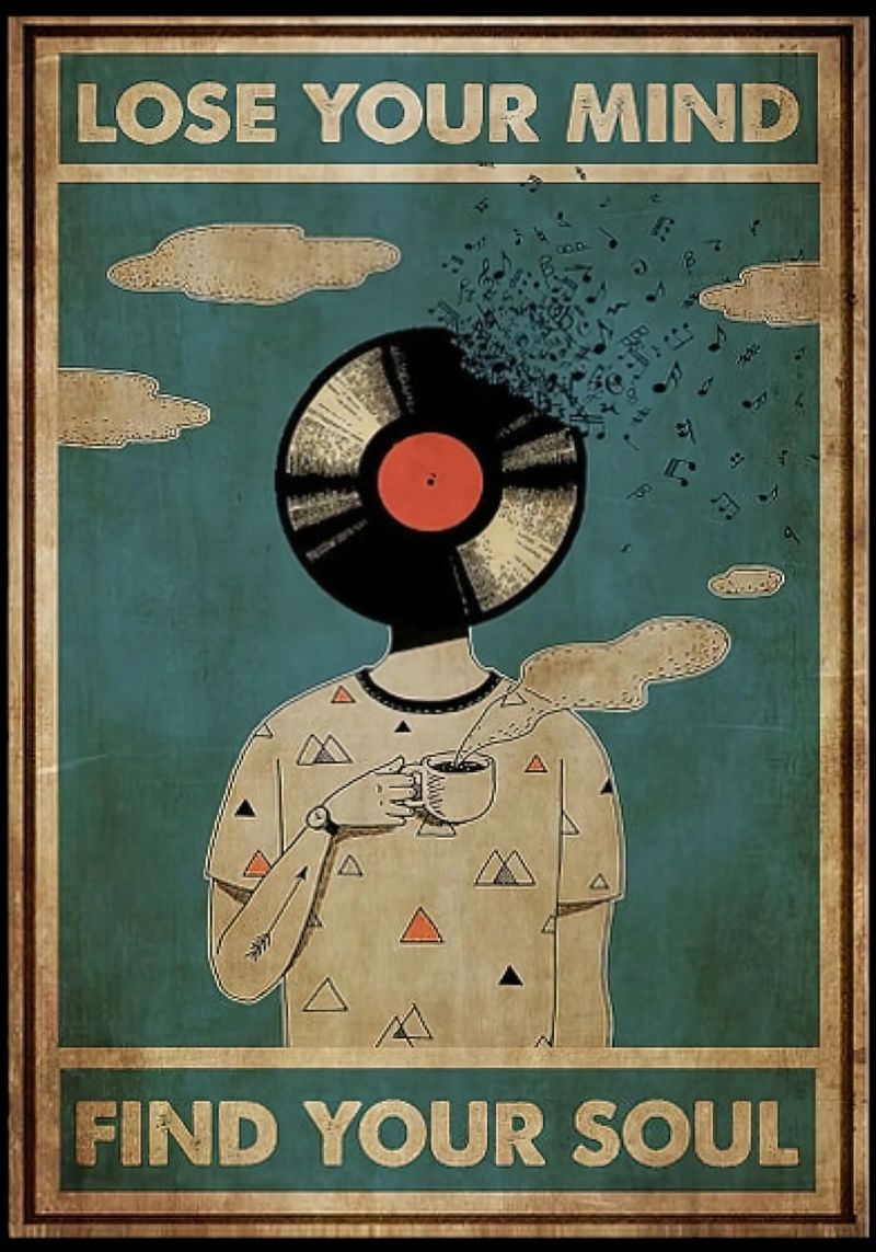 dj vintage poster lose your mind find your soul poster by Aaronshop