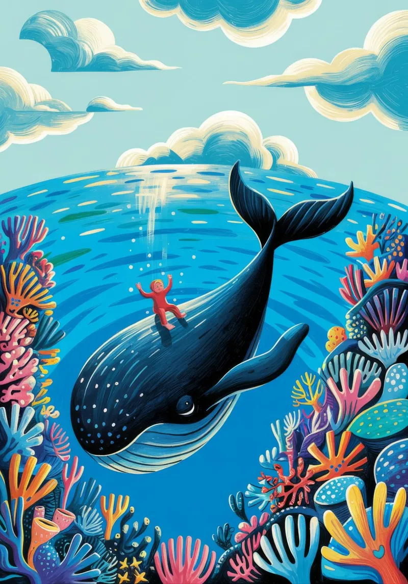 Majestic Whale Voyage hahnemühle by Silent Hue