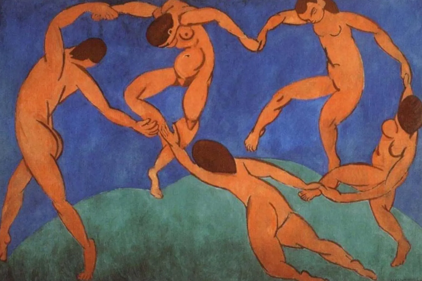 Matisse, Danza 1909 tela con Cornice a cassetta da MinaHome