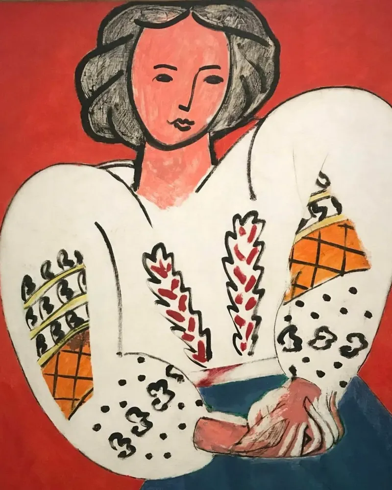 Matisse La camicetta rumena, 1940 pellicola backlit da MinaHome