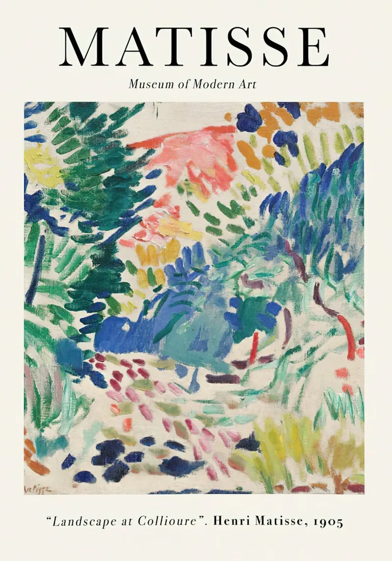 Matisse landscape of collioure hahnemühle by MinaHome