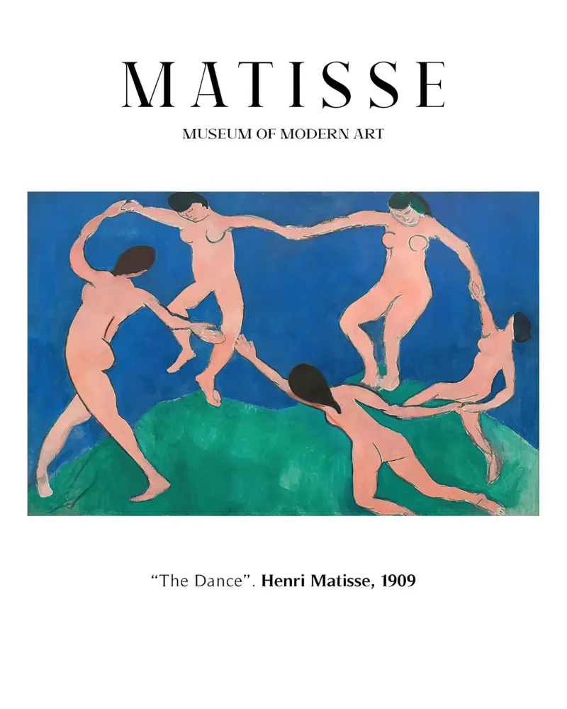 Matisse La danza 1909 pellicola backlit da MinaHome