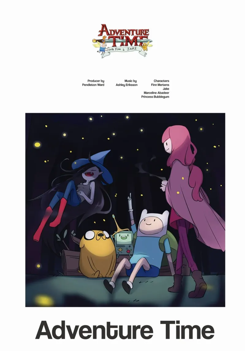Adventure Time carta hahnemühle da The Movie Wall