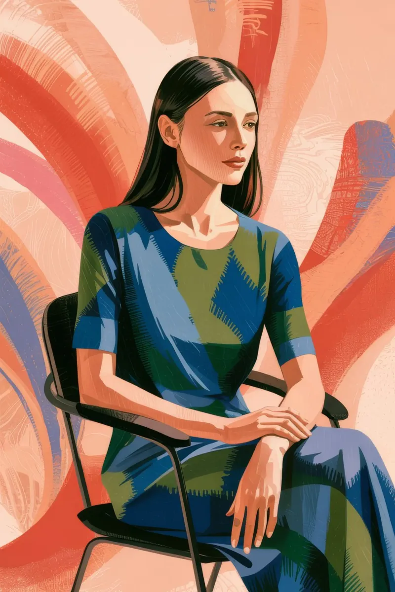Contemplative Abstract Calm hahnemühle by Silent Hue