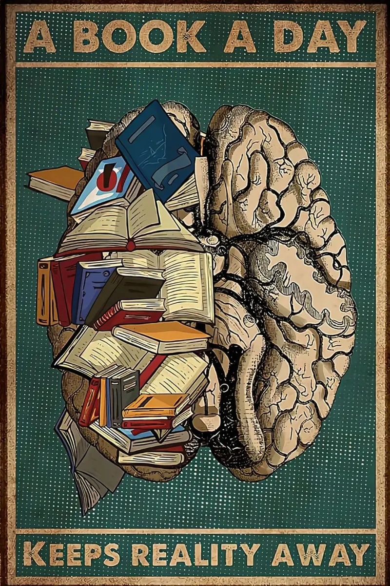 Un libro al día aleja de la realidad hahnemühle de American Poster