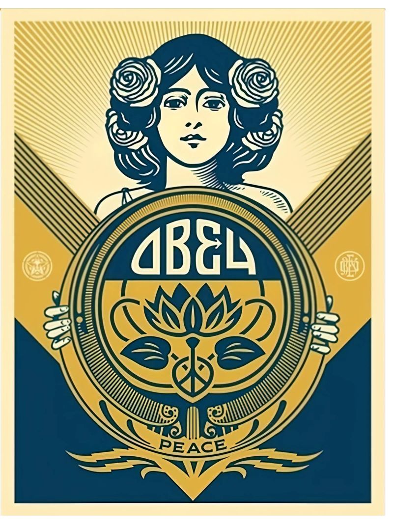 Urlaub 2016 Shepard fairey Grün Poster von American Poster