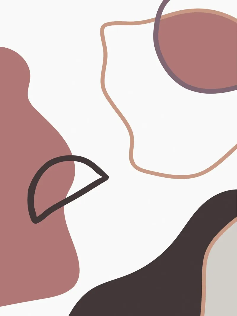 Pastel Shapes No 02 alluminio dibond da treechild