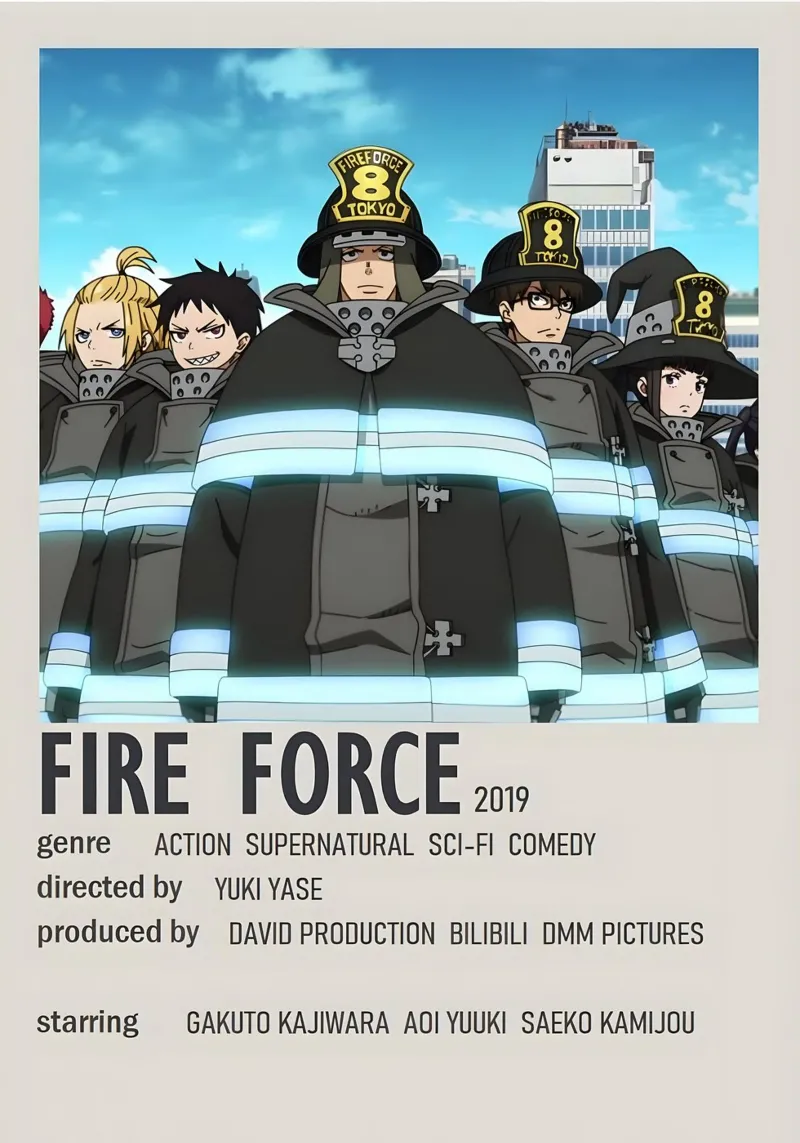 FIRE FORCE 2019 pellicola backlit da Totoya