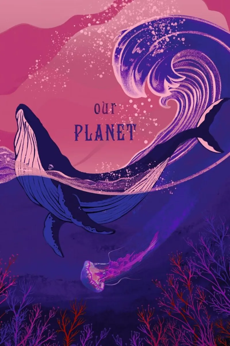 Our Planet pellicola backlit da Kika illu