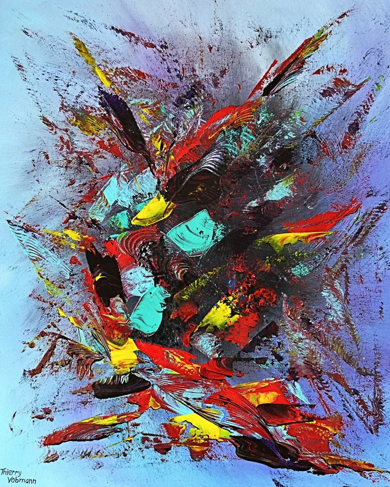 FARANDOLE pellicola backlit da Thierry Vobmann Abstract painting