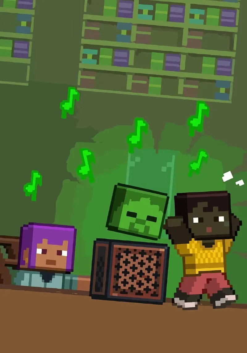 Minecraft pellicola backlit da Margaret Marie Ostrout