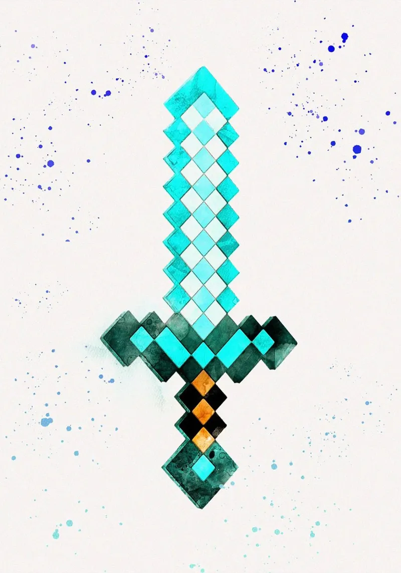 Minecraft pellicola backlit da Margaret Marie Ostrout