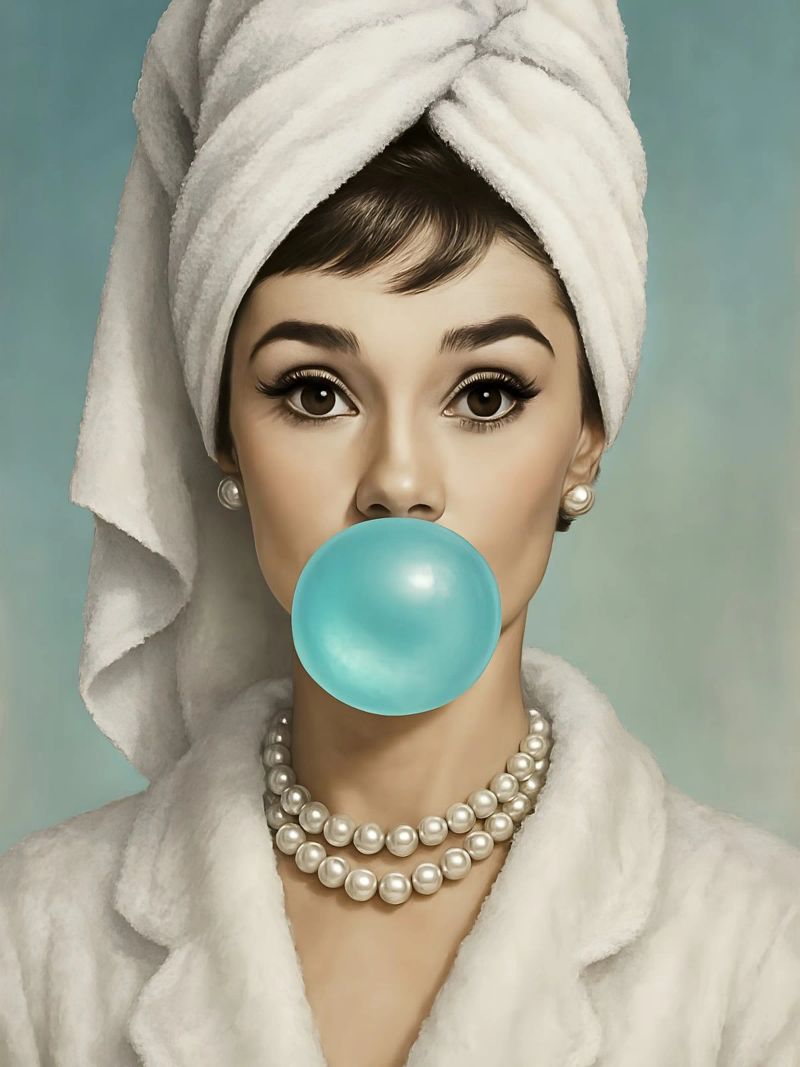 AUDREY HEPBURN CHICLE metacrilato de ARTOMATIC