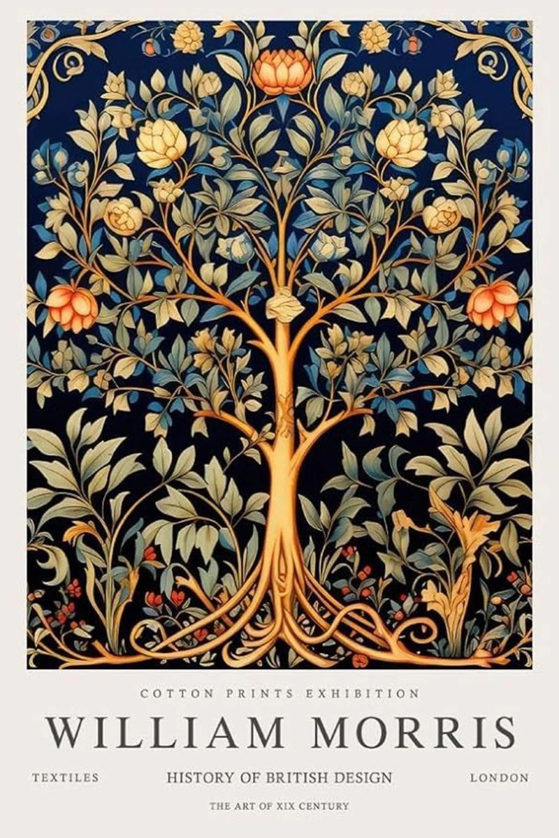 william morrris - arbre majestueux poster de Art Crew Kbm
