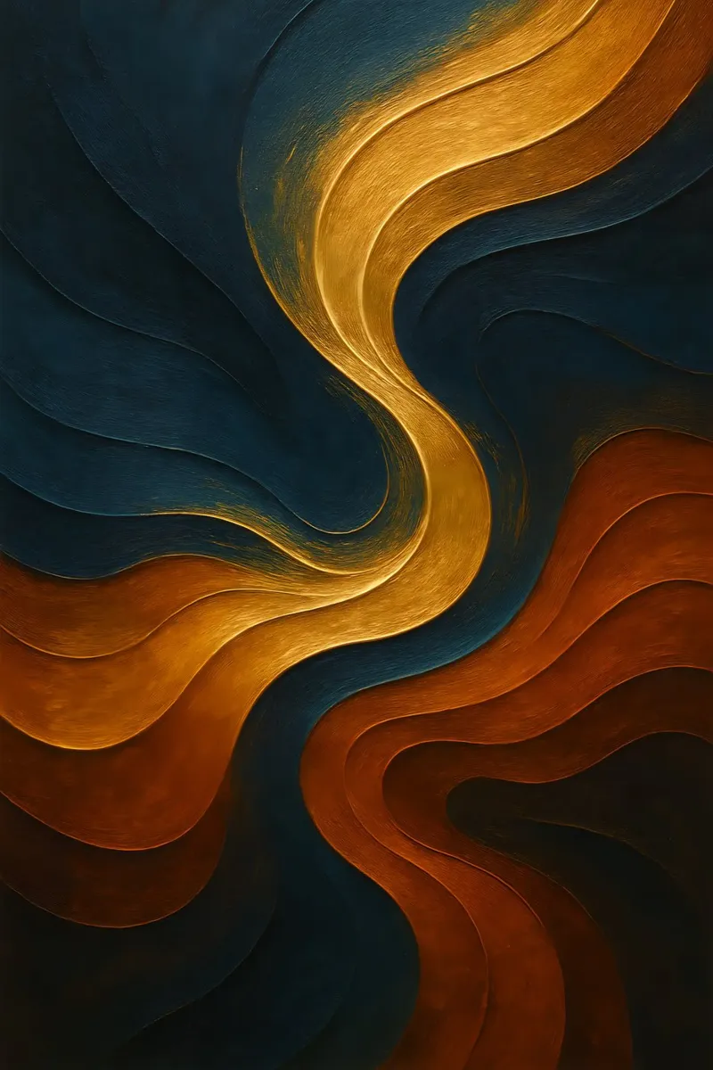Abstract Liquid Colorful pellicola backlit da Indah Creative