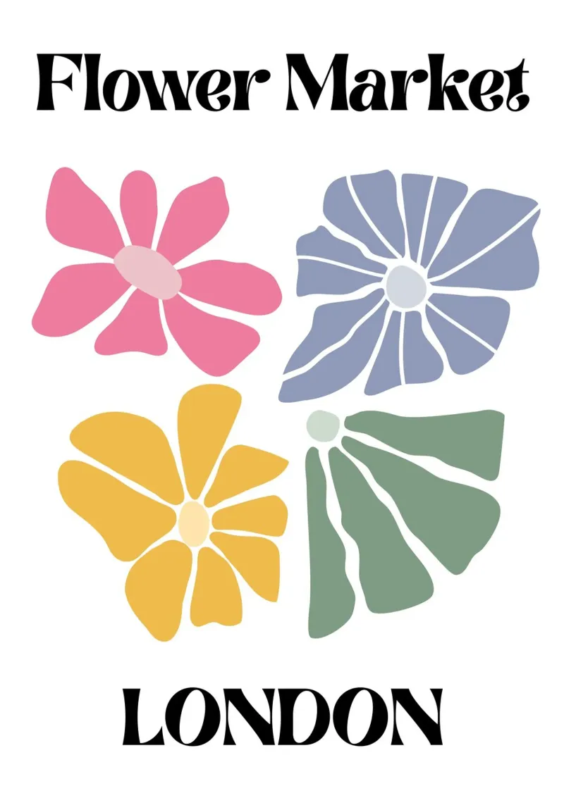 Mercato dei fiori di Londra alluminio dibond da pdigitalprints
