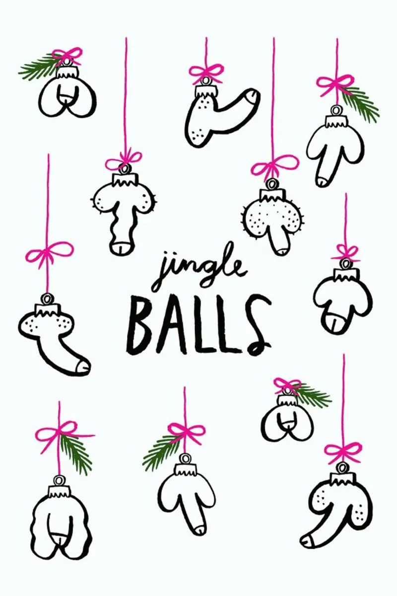 Jingle Balls poster con telaio in plastica da typealive