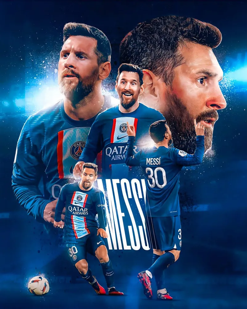 Lionel Messi poster by Indah Creative