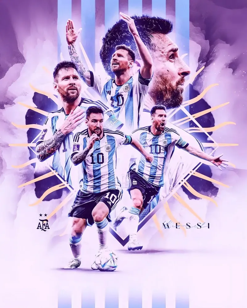 Lionel  Messi plexiglass da Indah Creative