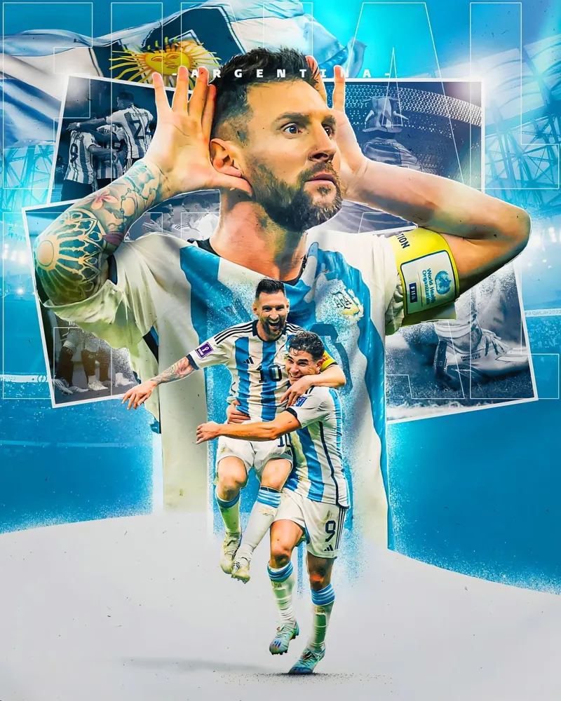 Lionel Messi hahnemühle by Indah Creative