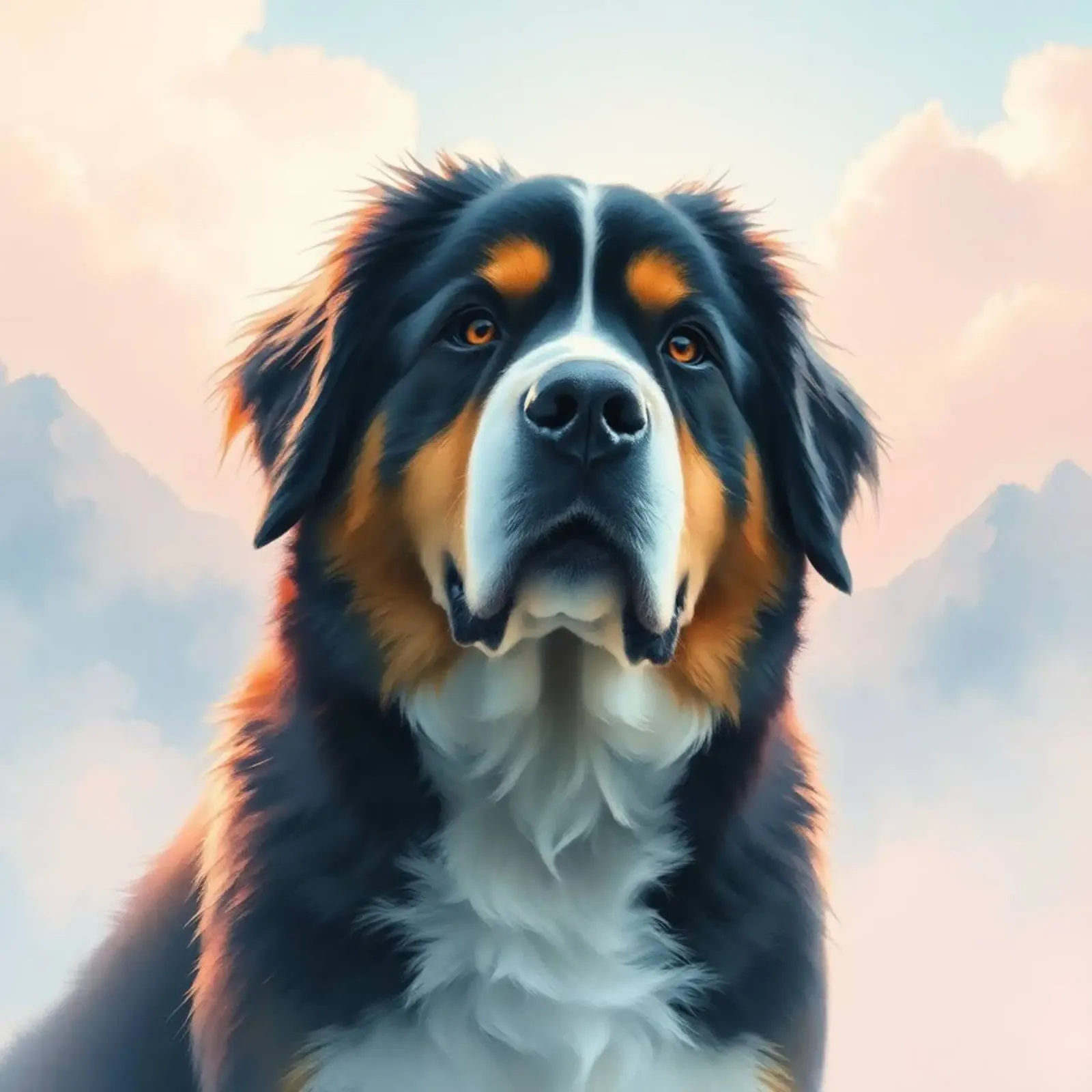 Bellissimo cane da montagna bernese #36 alluminio dibond da Yumis.Beargang.and.Me