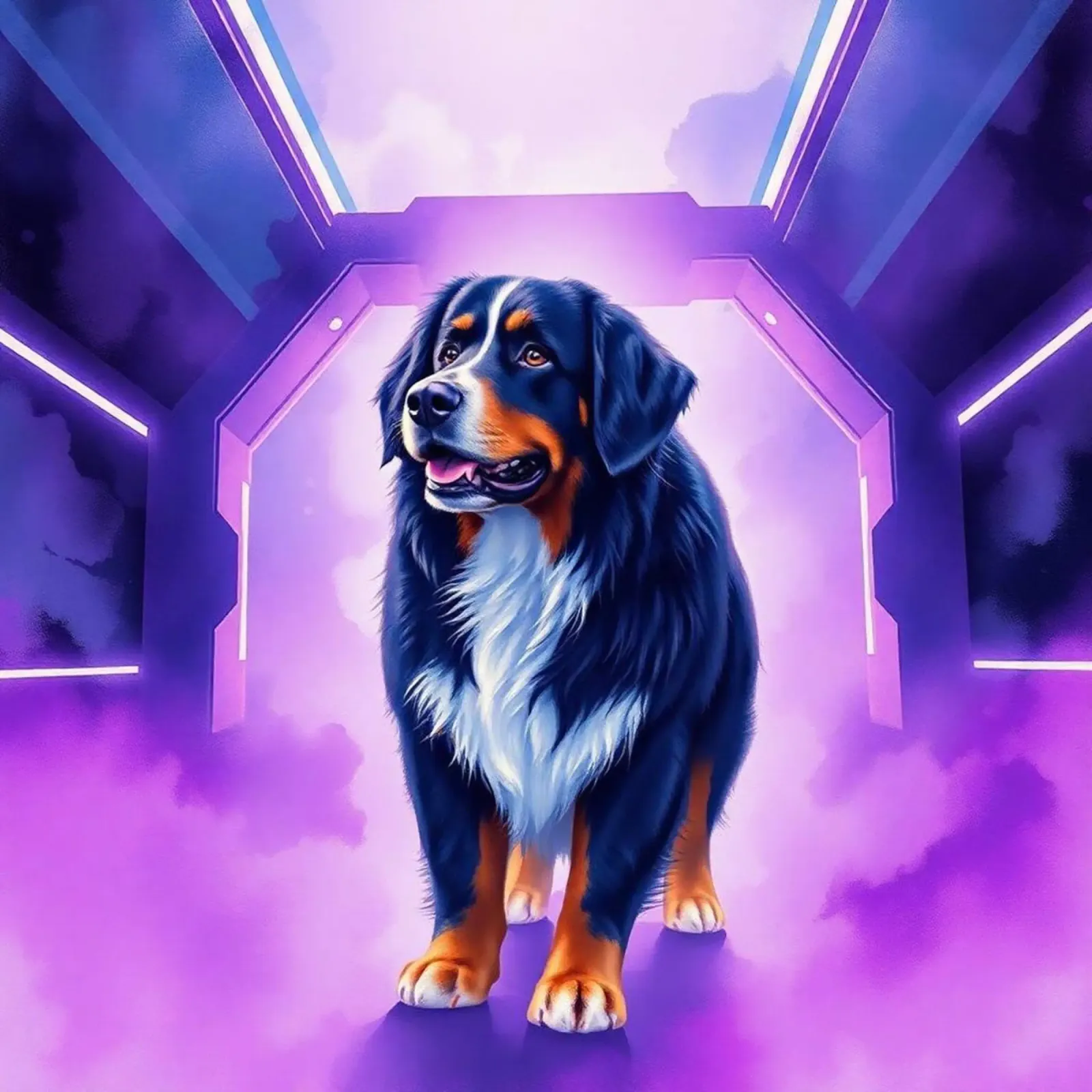 Bellissimo cane da montagna bernese #41 poster da Yumis.Beargang.and.Me