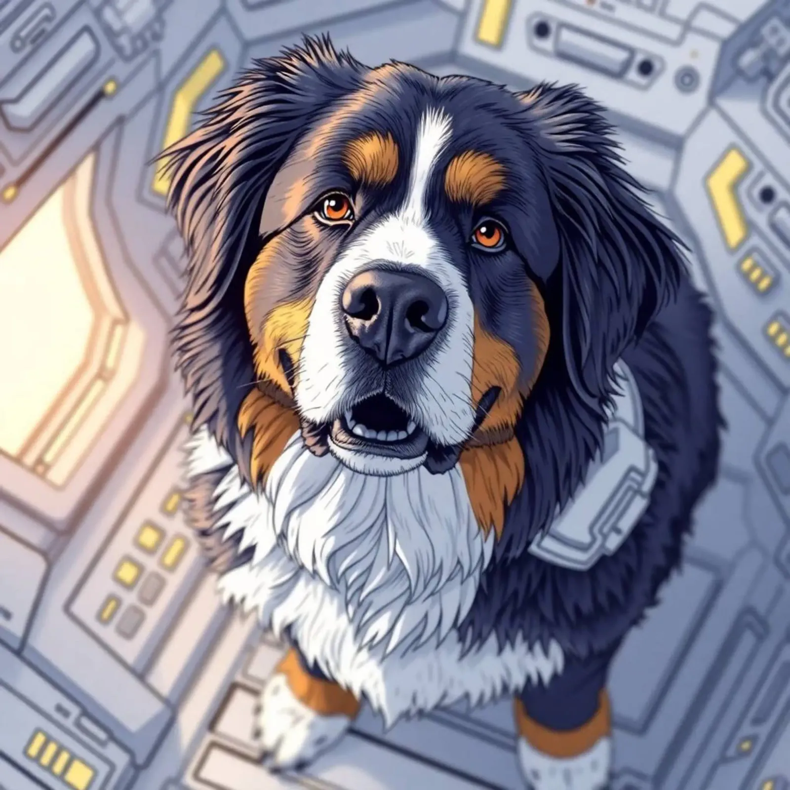 Bellissimo cane da montagna bernese #46 poster da Yumis.Beargang.and.Me