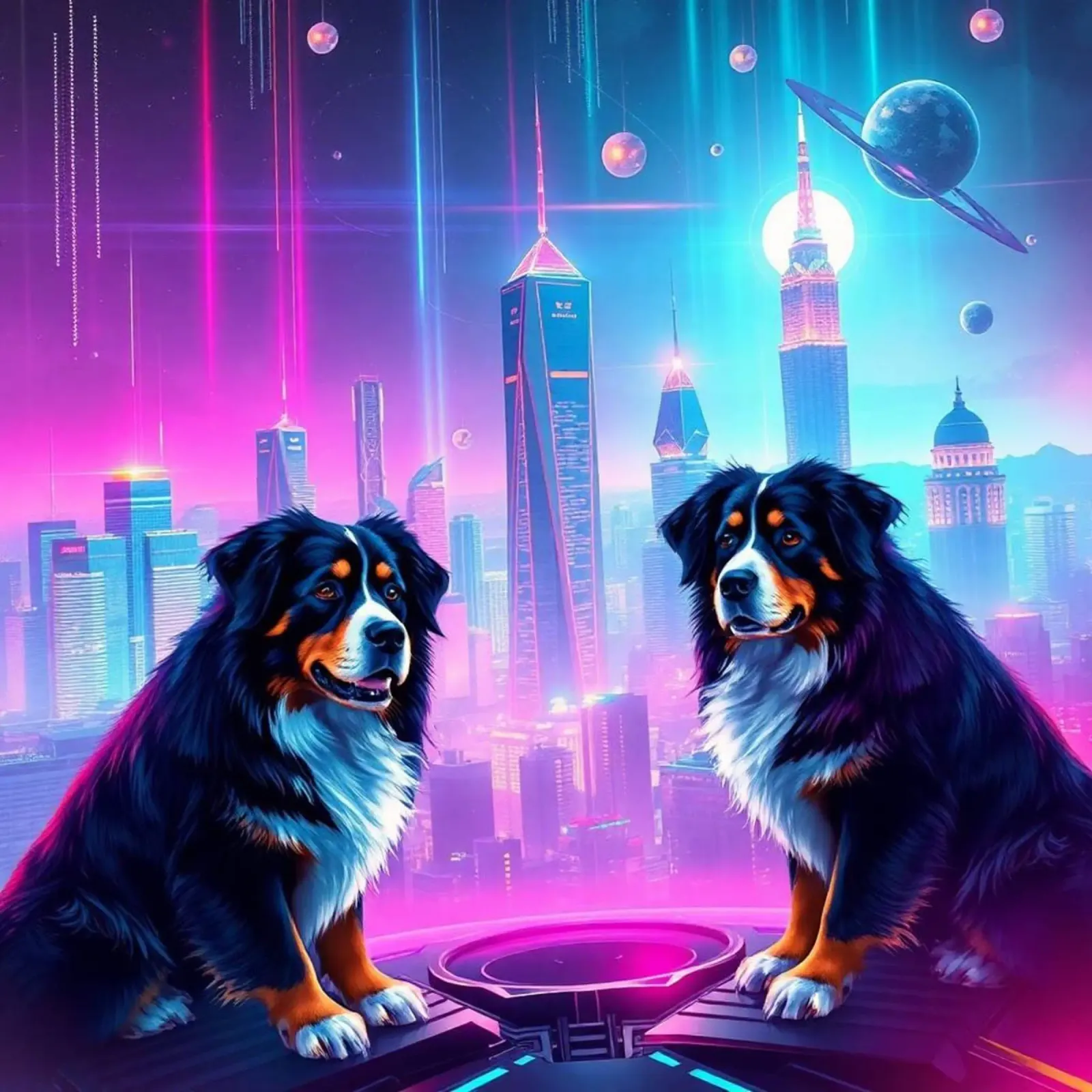 Bellissimo cane da montagna bernese #48 poster da Yumis.Beargang.and.Me