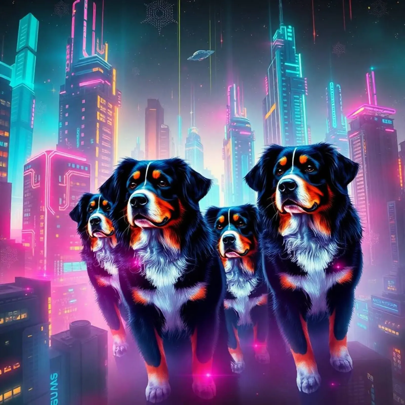 Bellissimo cane da montagna bernese #49 poster da Yumis.Beargang.and.Me