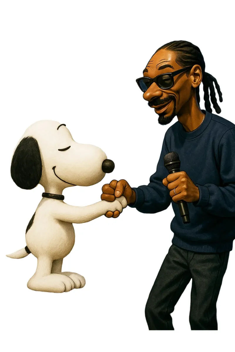 Snoopy VS Snoop Trending Now metacrilato de Urban Life