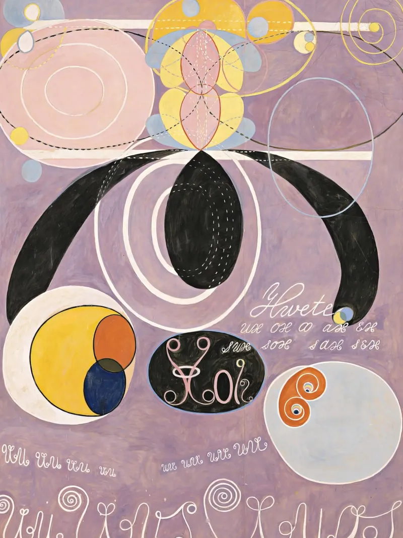 Hilma Af Klint I dieci più grandi No6 carta hahnemühle da 50 masterpieces