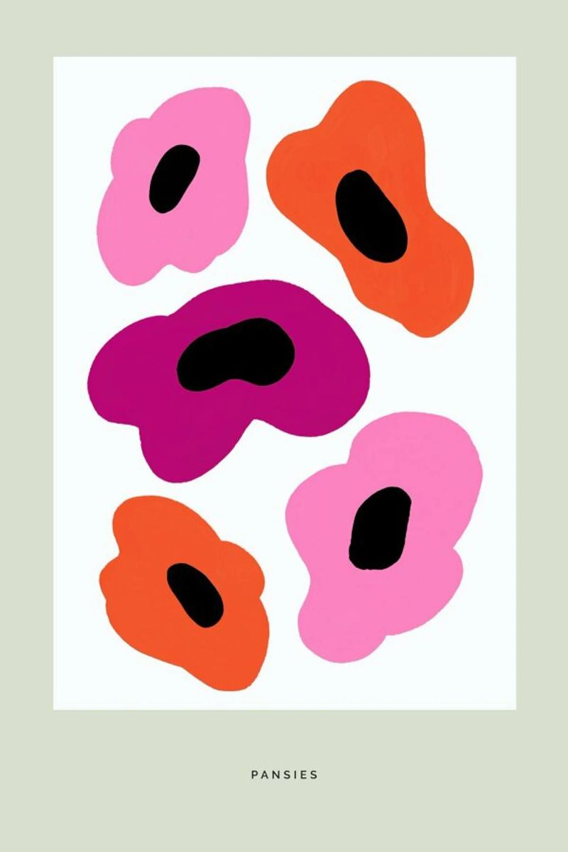 Pansies II poster by Studio One