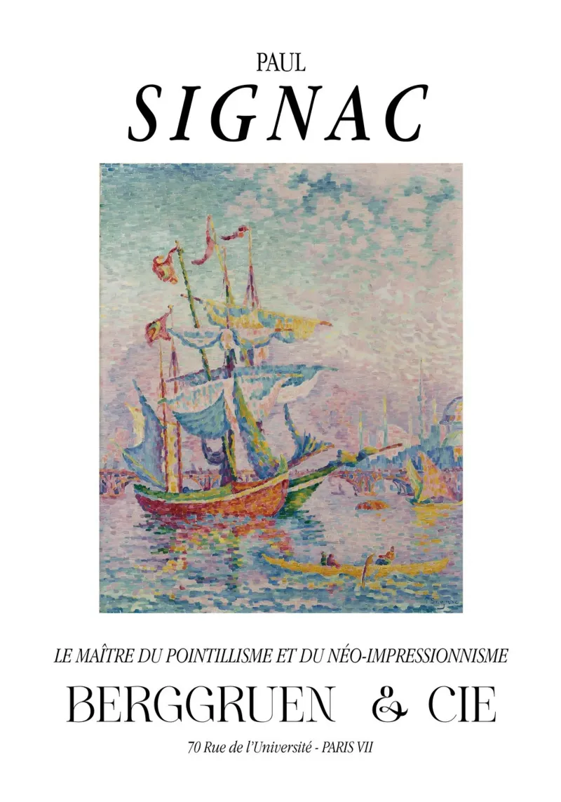 Paul Signac Le Pont Pointillism Master Berggruen Art Hahnemühle von NorwesClub